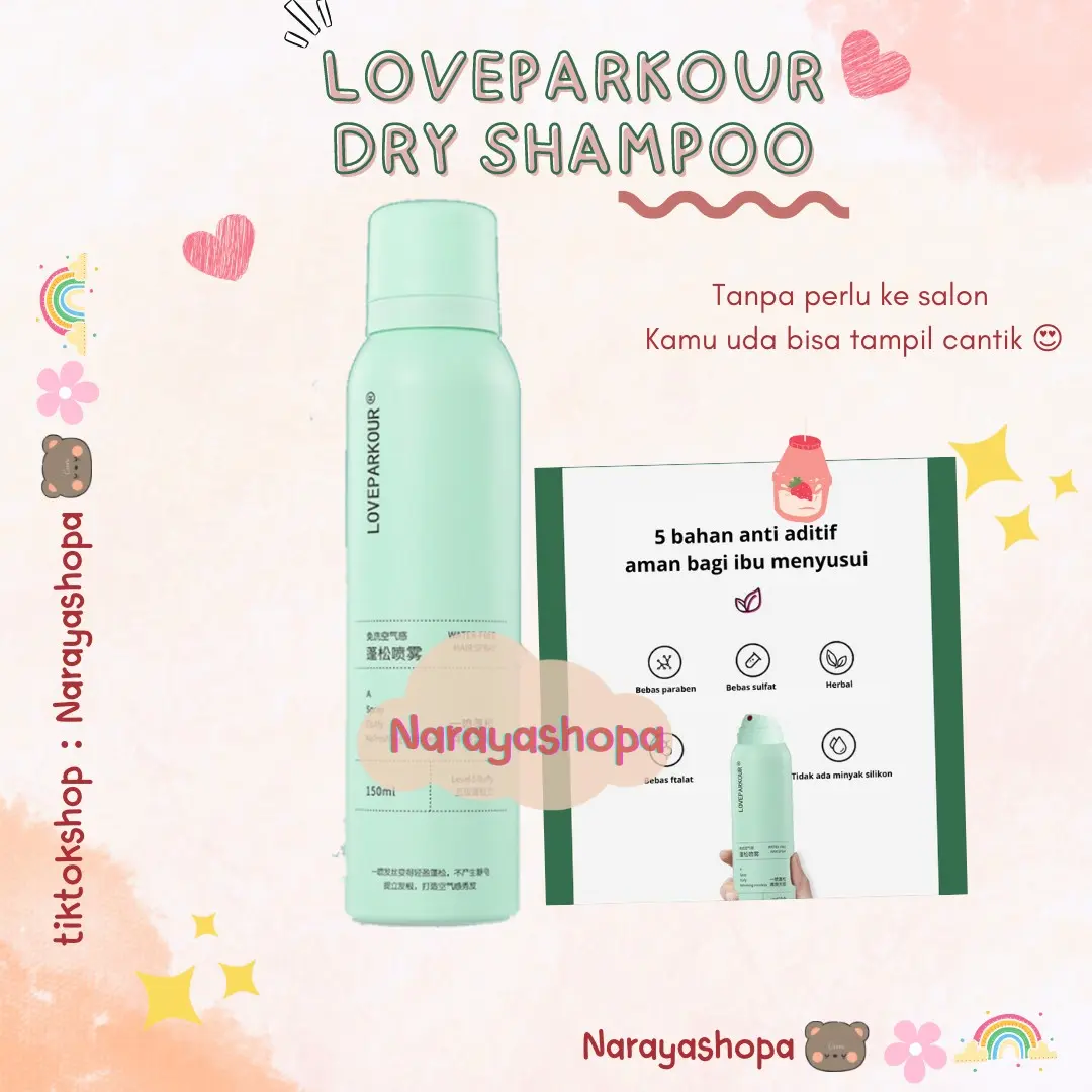 Sampo Spray anti ribet Kontrol Minyak