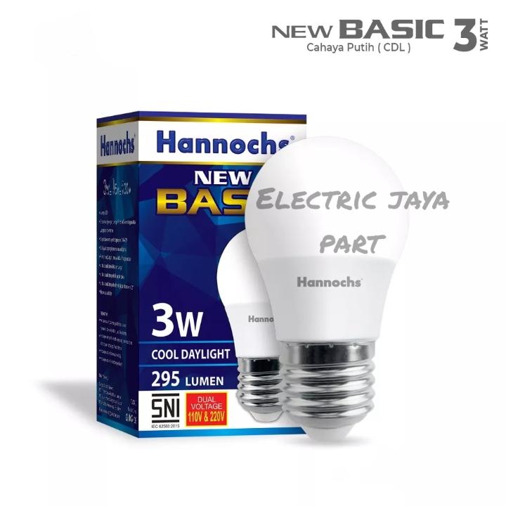 Hannochs Lampu LED New Basic 3 Watt / Led Hannochs 3 Watt 3