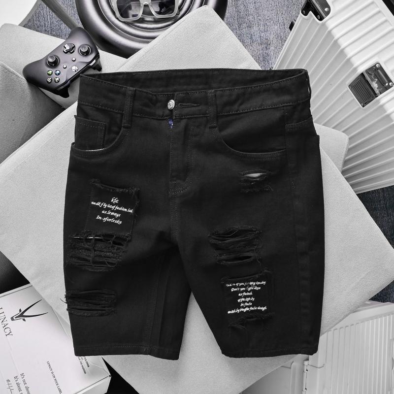 QUẦN SHORT ĐÙI JEAN NAM CHẤT LIỆU BÒ FROM LỬNG NGANG GỐI QUẦN JEAN NAM MÃ QS7A202