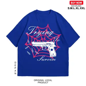 Tshrits | Boxy I GUN | Somethingsday kaos racing,kaos oversized,kaos vintages