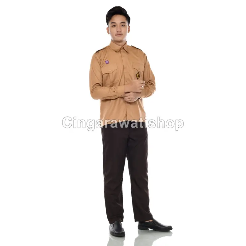 Seragam Pramuka Pembina Pria - Lengan Panjang & Lengan Pendek 1
