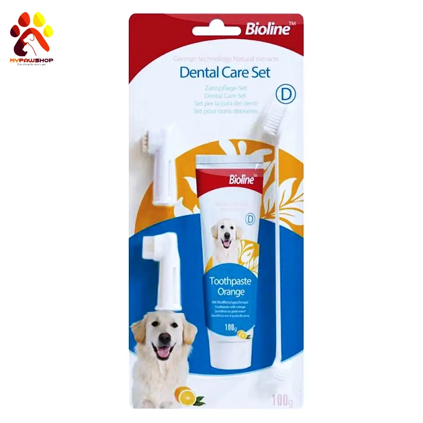 Bioline Dental Care Set Toothpaste 100g Complete Dental Care Toothpaste & Toothbrush Set