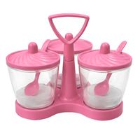 Gambar HAVIN Condiment Dish 3in1 Tempat Wadah Bumbu Sambal Saus Gula Garam dengan Sendok - MN dari manolistore Kota Surabaya 4 Tokopedia