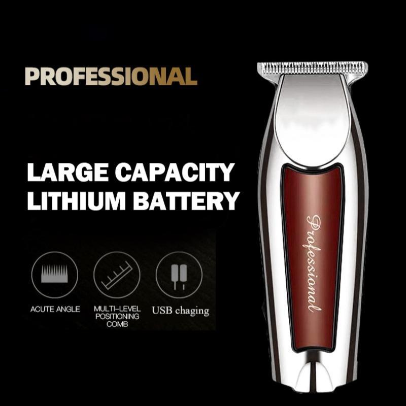 Professional Hair Clipper for Men, 1 Count USB Chargeable Barber Clipper with Limit Combs, Men's Beard Trimmer Hair Clipper Set, Cordless Beard Razor 5