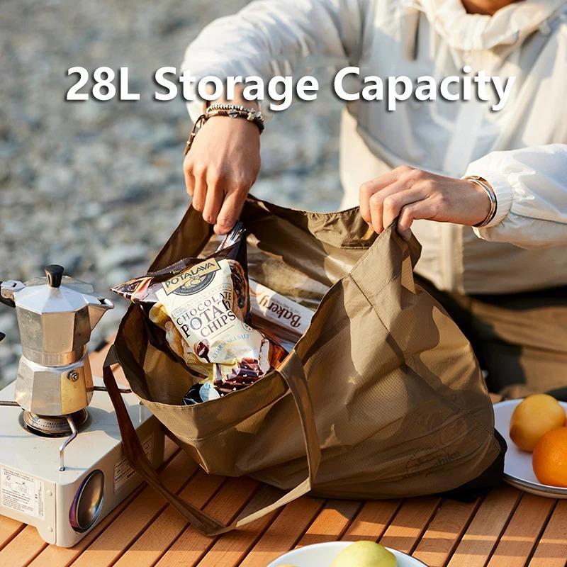 Product Introduction of Environmental Protection Bag, Portable Outdoor Camping Folding Carry-on Storage Bag, Large Space Waterproof Storage Bag for Camping & Hiking 2