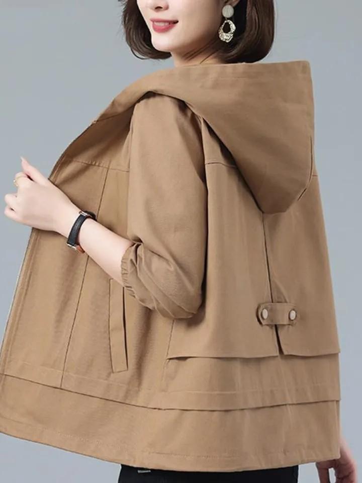 Product Introduction of JAKET WANITA CASUAL WINDBREAKER ALL MATCH HOODIE 7