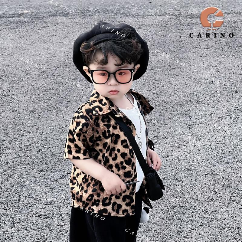 Áo sơ mi dabeo Carino trẻ em thiết kế độc lạ dành cho bé trai 70cm-120cm mã 0 KHÔNG QUẦN