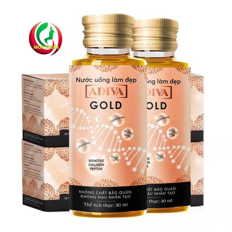 Combo 02 Hộp Collagen Adiva Gold (14 lọ/ hộp) Sản phẩm chăm sóc da