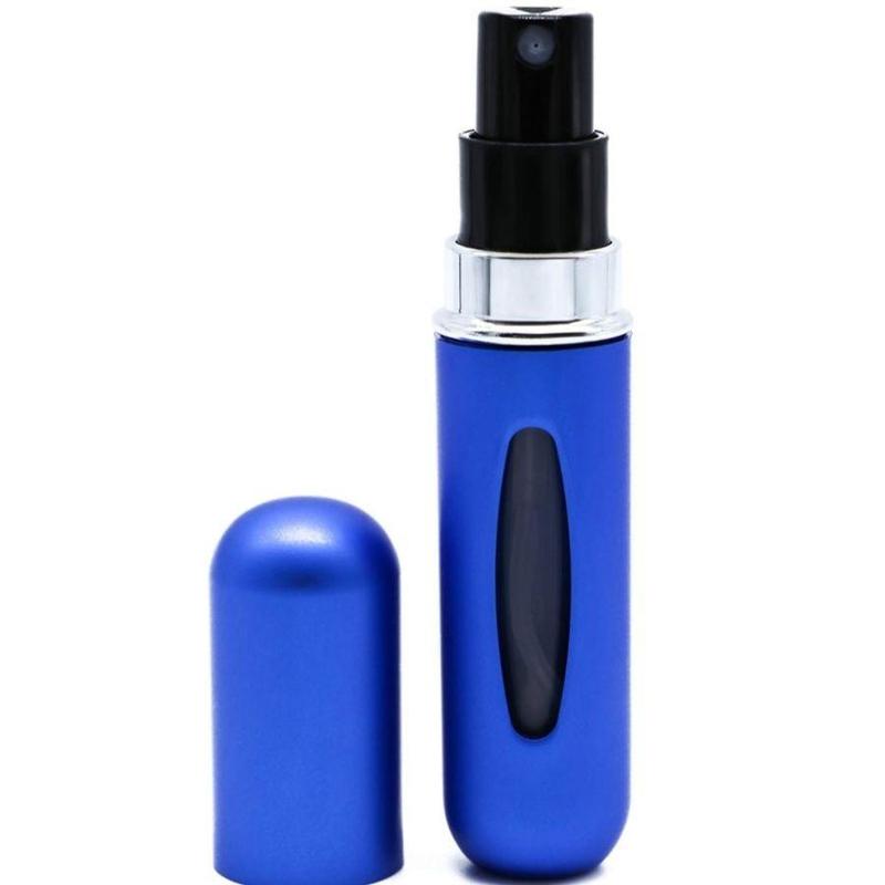 Perfume Dispenser, 1 Count Travel Refillable Perfume Bottle, 5ml Portable Perfume Bottle, Cylindrical Spray Bottles, Perfume Storage Tools 0