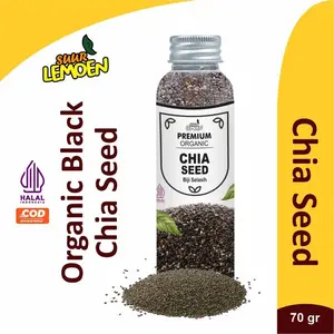 SUUR LEMOEN Chia Seed Organic Premium 70 Gram - SUUR LEMOEN DIST JAKARTA
