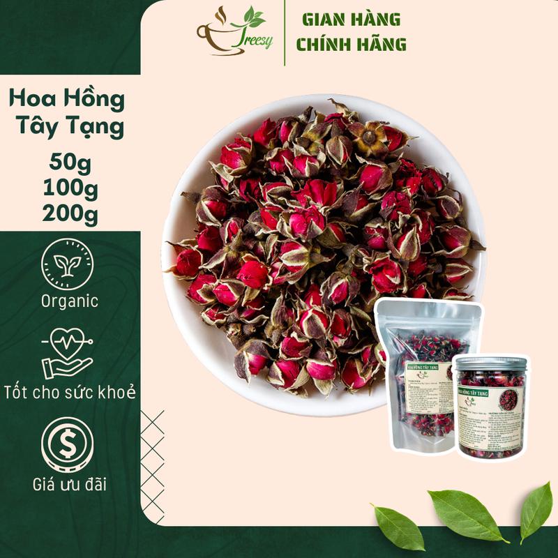 Trà Hoa Hồng Tây Tạng Sấy Khô -  Trà thảo mộc Treesy - Trà hoa quả