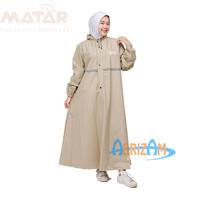 Gambar Jas Hujan Gamis Wanita Muslimah/ Jas Hujan Wanita By MATAR Dewasa Syari PVC Rust-Proof Raincoats outfit outdoor - Gamis Mocca, L dari Ar Rafan Store Kota Depok 4 Tokopedia
