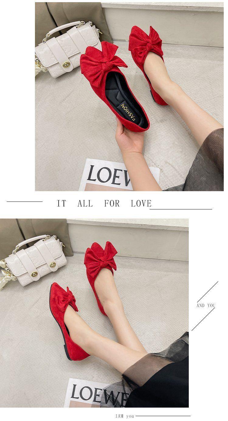 Product Introduction of Giày Cao Gót Gommino, Đế Mềm, Mũi Nhọn, Cắt Nông, Đế Bằng, Màu Đen, Ngoại Cỡ 41-43, Dành Cho Nữ, Phong Cách Mới, Thích Hợp Cho Mùa Lò Xo, Được Đánh Giá Cao Với Hơn 99% Người Dùng, Năm 2024, 17