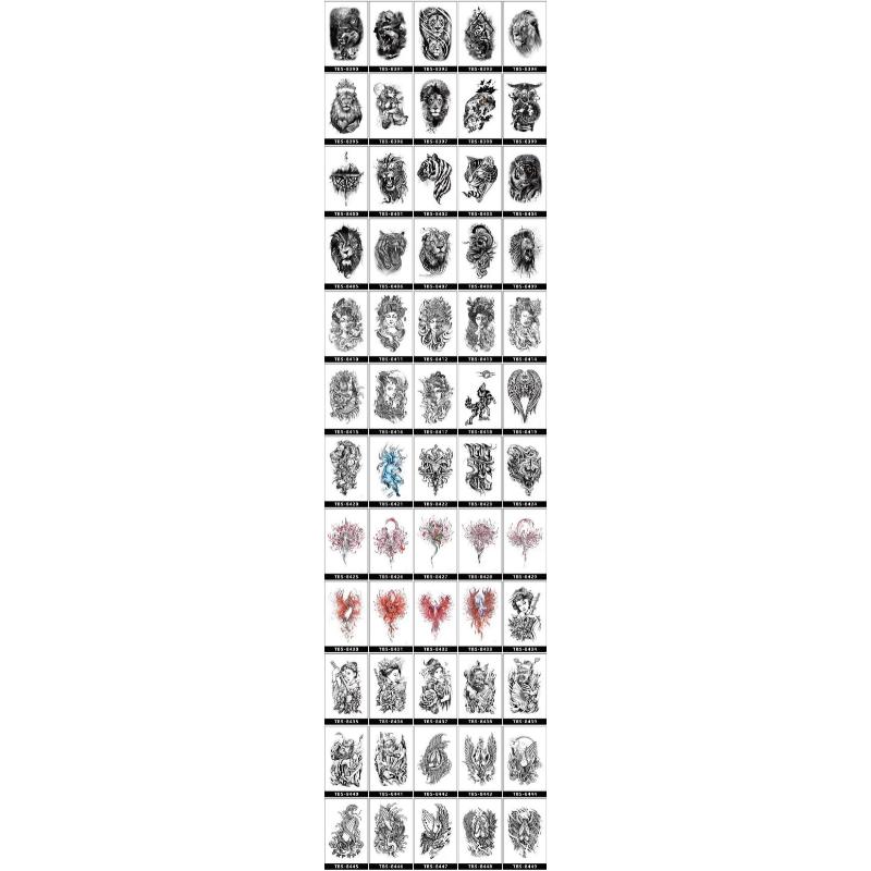 Product Introduction of Colorful Tattoo Stickers, Small Arm Waterproof Tattoo Stickers, Symbols, Totem Tattoo Stickers, Temporary Tattoos, 26