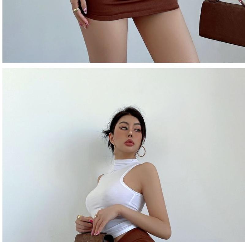 Product Introduction of Váy Bodycon, Gợi Cảm Và Nóng Bỏng, Hình Chữ V, Cạp Thấp, Màu Đen, Bó Sát Và Ôm Sát, Váy Ngắn Kiểu Mỹ, Co Giãn, Váy Chữ A, Giá Rẻ Cho Phụ Nữ 25