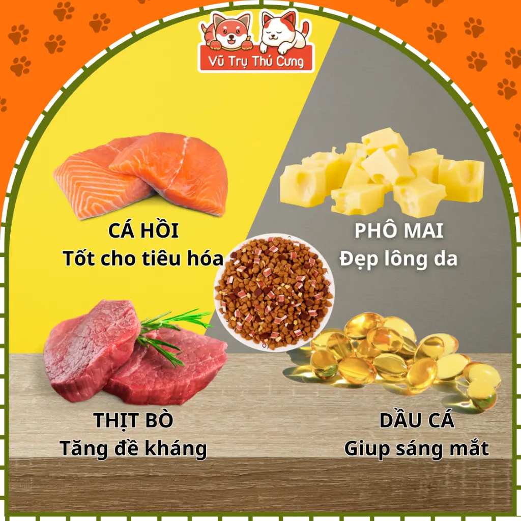 Thức Ăn Hạt Captain Cho Chó Kén Ăn Mọi Độ Tuổi