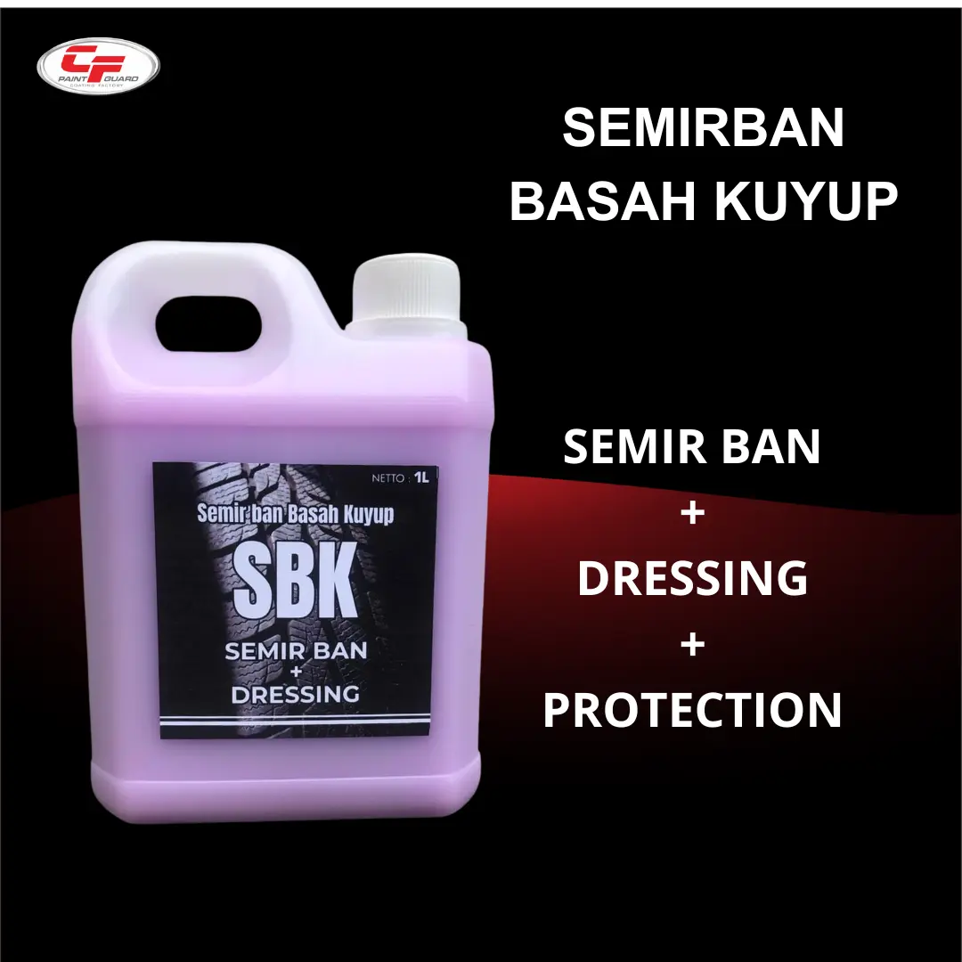 Coating Factory Semir Ban Basah Kuyup 1L Waterbase Dressing Protection