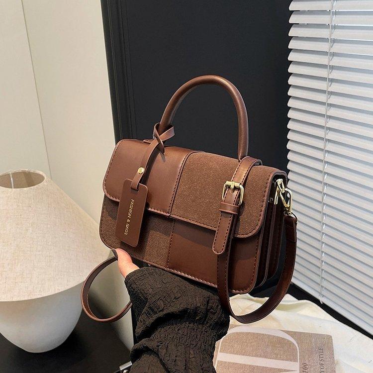  Túi xách tay thời trang cao cấp Guangzhou từ Trung Quốc chất liệu Pu da lộn  kích thước 21x7x14cm 