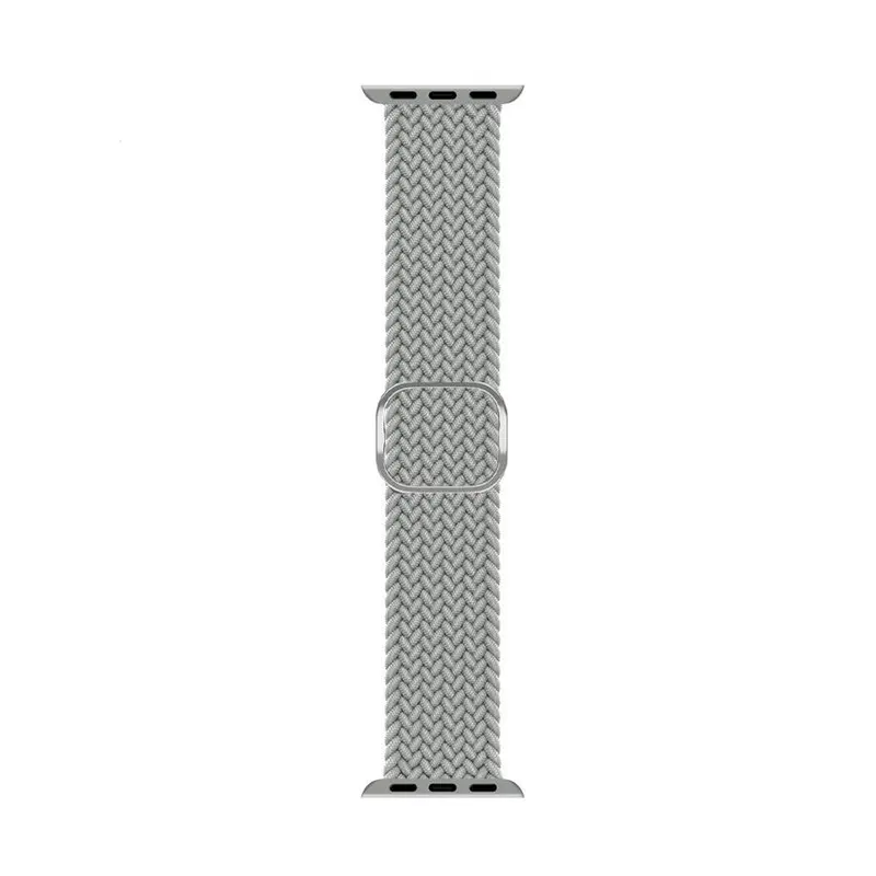Braided Solo Loop Compatible with Apple Watch Band, Adjustable Stretchy Bands Elastic Sport Wristbands for iWatch Series 9 8 7 6 5 4 3 2 1 SE Ultra 2, Smart Watch Straps, Smartwatch Strap, Wearable 2