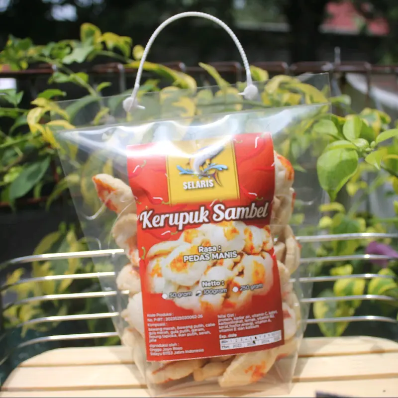 kerupuk sambel 100gram murah enak 0