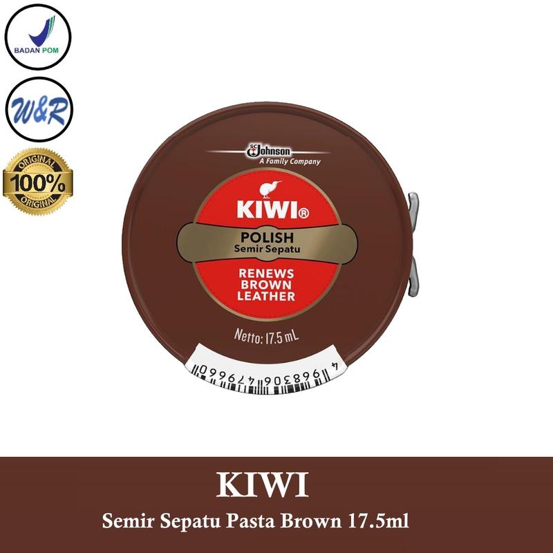 kiwi semir sepatu pasta black/brown 17.5ml 1