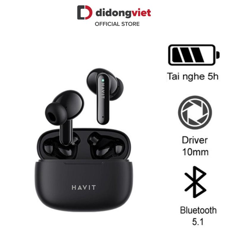 Tai Nghe Không Dây Havit TW967 PRO - BH 12 Tháng Chính Hãng Nhét Tai Nghe Nhạc Earphone