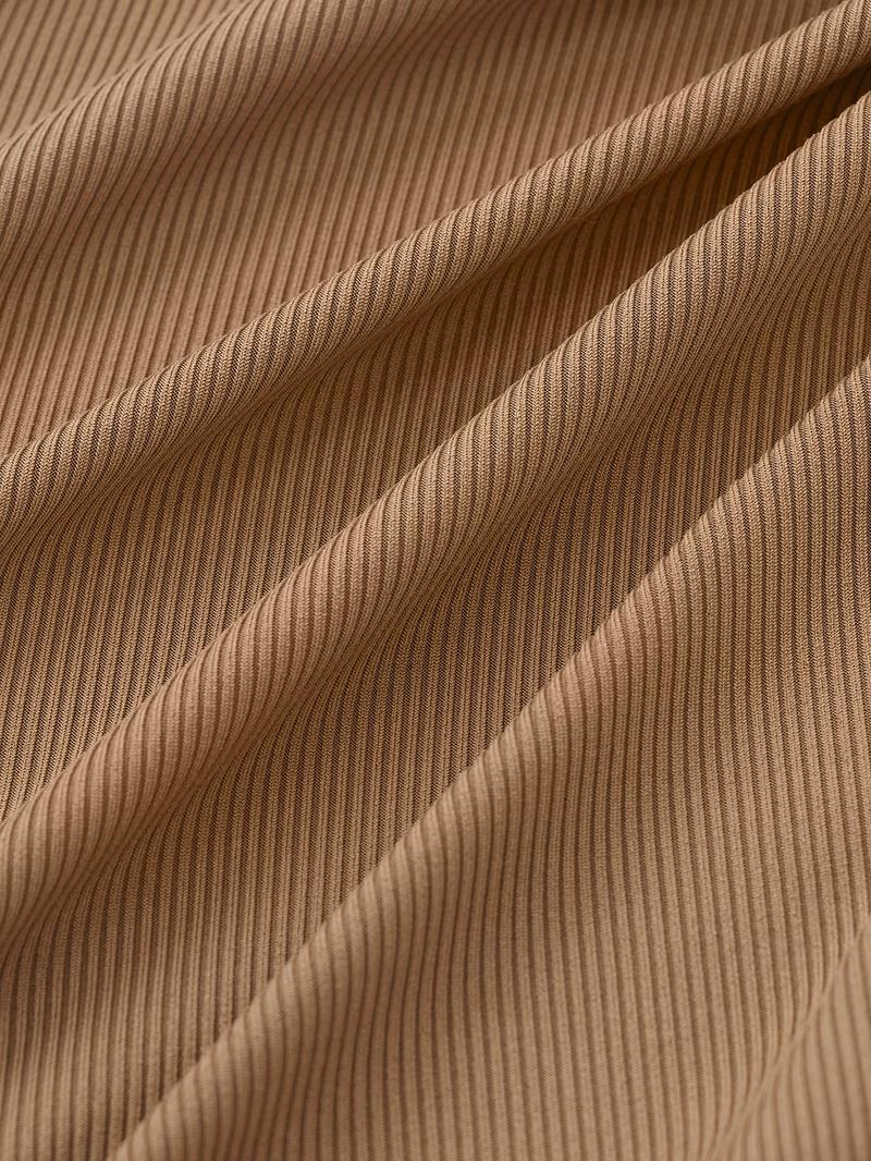 Product Introduction of YOZY Women's Plain Knot Front Wrap Ribbed Midi Dress, Casual Long Sleeve V Neck Dress for Daily Wear, Ladies Clothes for All Seasons 14