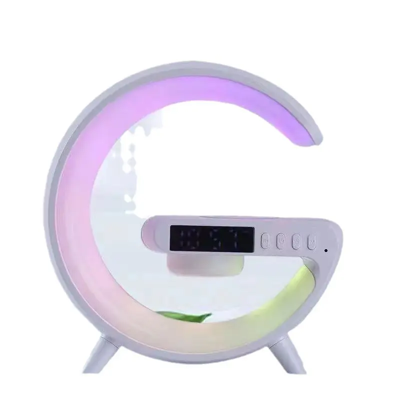 Loa Bluetooth G63 Đồng hồ báo thức sạc thông minh không dây Loa Bluetooth có đèn ngủ đầy màu sắc mát mẻ