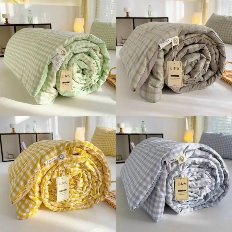 CHĂN HÈ COTTON ĐŨI XƠ ĐẬU NÀNH