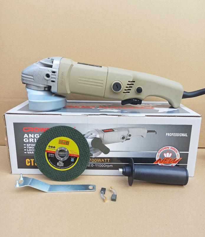 MÁY MÀI CROWN ROCK MÁY CẮT CẦM TAY 1 TẤC - MÁY MÀI CẮT BỀN BỈ VÀ MẠNH MẼ tặng kèm đĩa cắt sắt 100mm