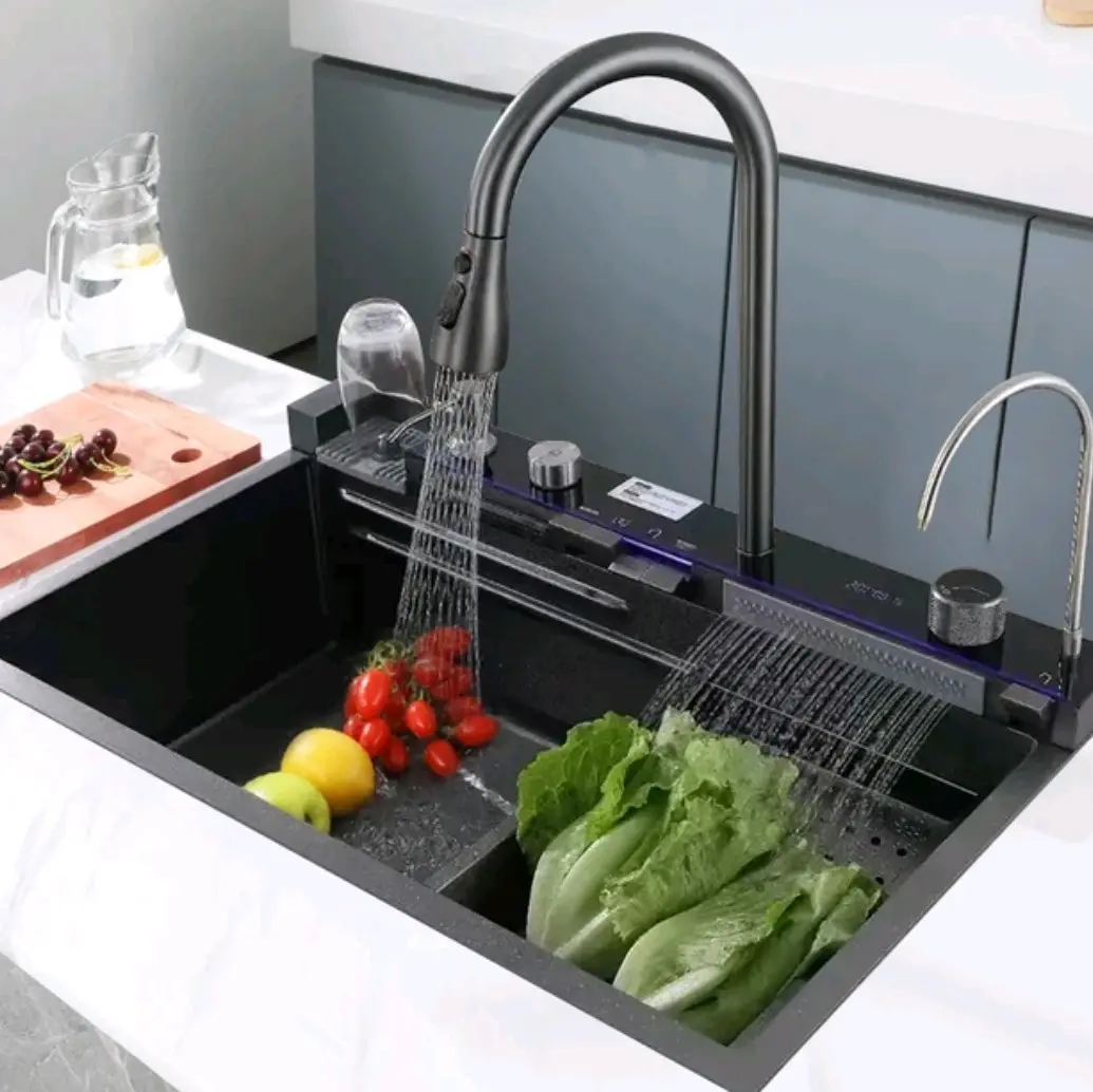 Kitchen Sink Luxury Piano Buttons With Led Paket Komplit Modern Viral