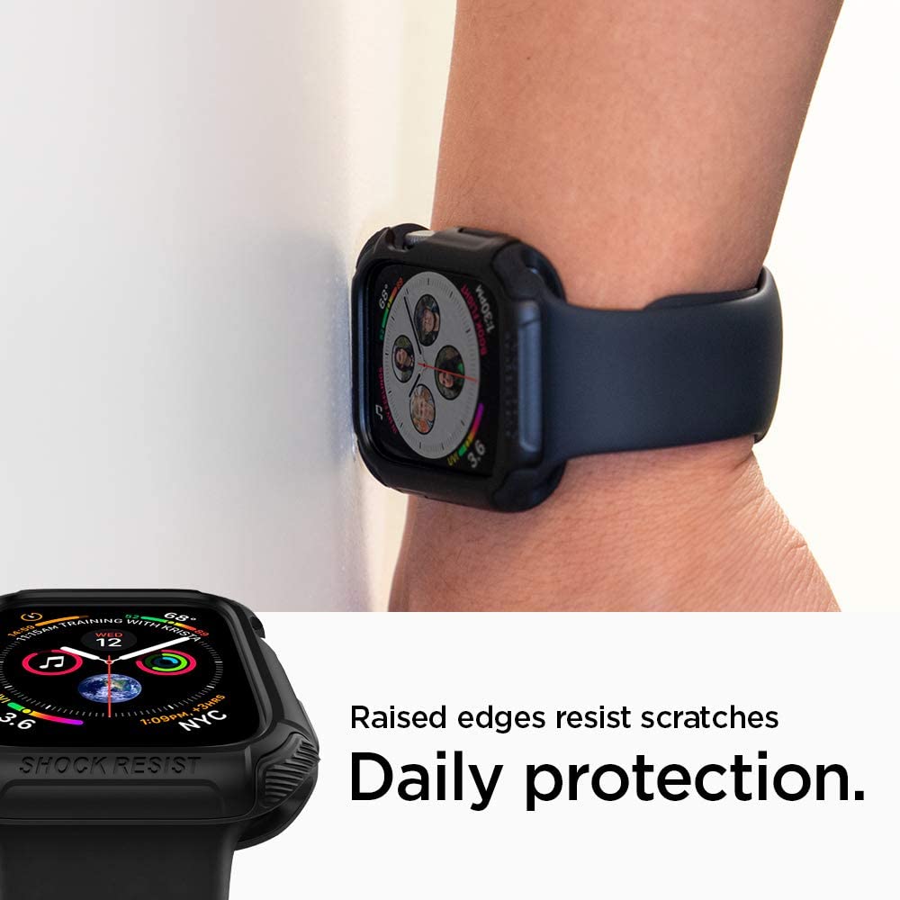 Spigen Apple Watch 44mm Case Tough Armor - Black 062CS24477