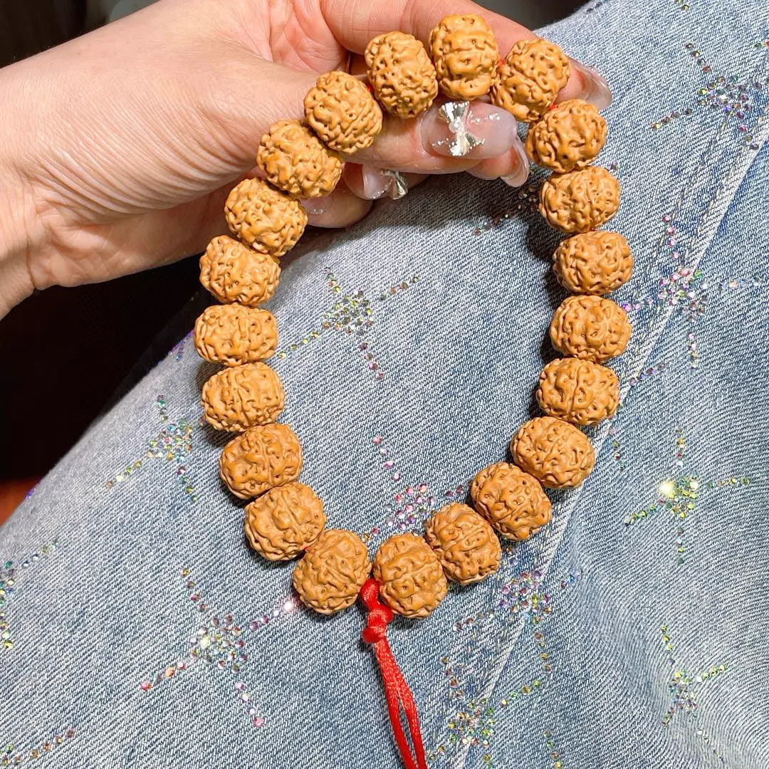 PSY King Kong Bodhi Bead Bracelet Wholesale Single Circle Men and Women Tibetan Style Natural Color Retro Play Bead Bracelet Low Pile
