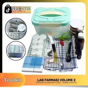 Toolkit Lab Farmasi Volume 2 / Alat Praktik Farmasi / Paket Farmasi Lengkap Vol 2
