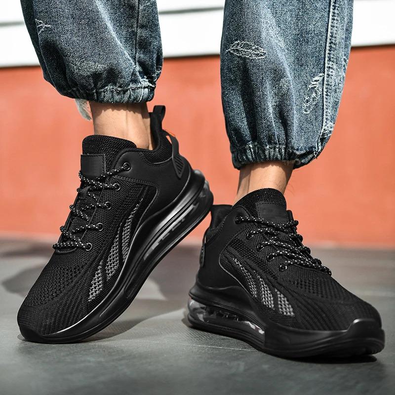Personalizza PlusSize US 13 14 EU 47 48 Uomo Casual Sport Sneakers Blank Mesh Air Cushion Running Walking Scarpe da Uomo Trainers Training Runner Atletico_voghion.com