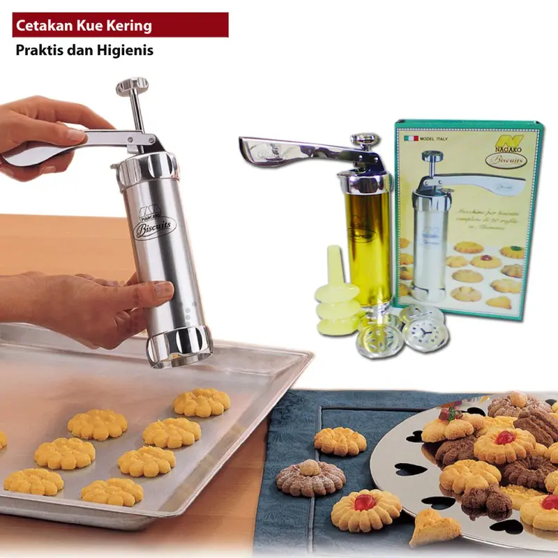 CETAKAN BISKUIT MAKER KUE KERING ALAT CETAK BISCUITS CETAKAN KUE KERING ITALY 1