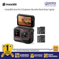 Gambar Insta360 Ace Pro 2 Explorer Bundle Dark Gray 8K AI Action Camera Plus Grip Waterproof dari Sentra Digital Kota Surabaya 2 Tokopedia