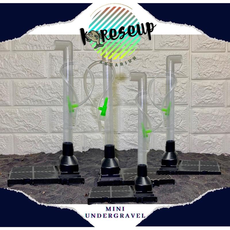 UNDERGRAVEL MINI AQUASCAPE HEMAT DAYA HEMAT BIAYA UNTUK FILTRASI AQUARIUM 1