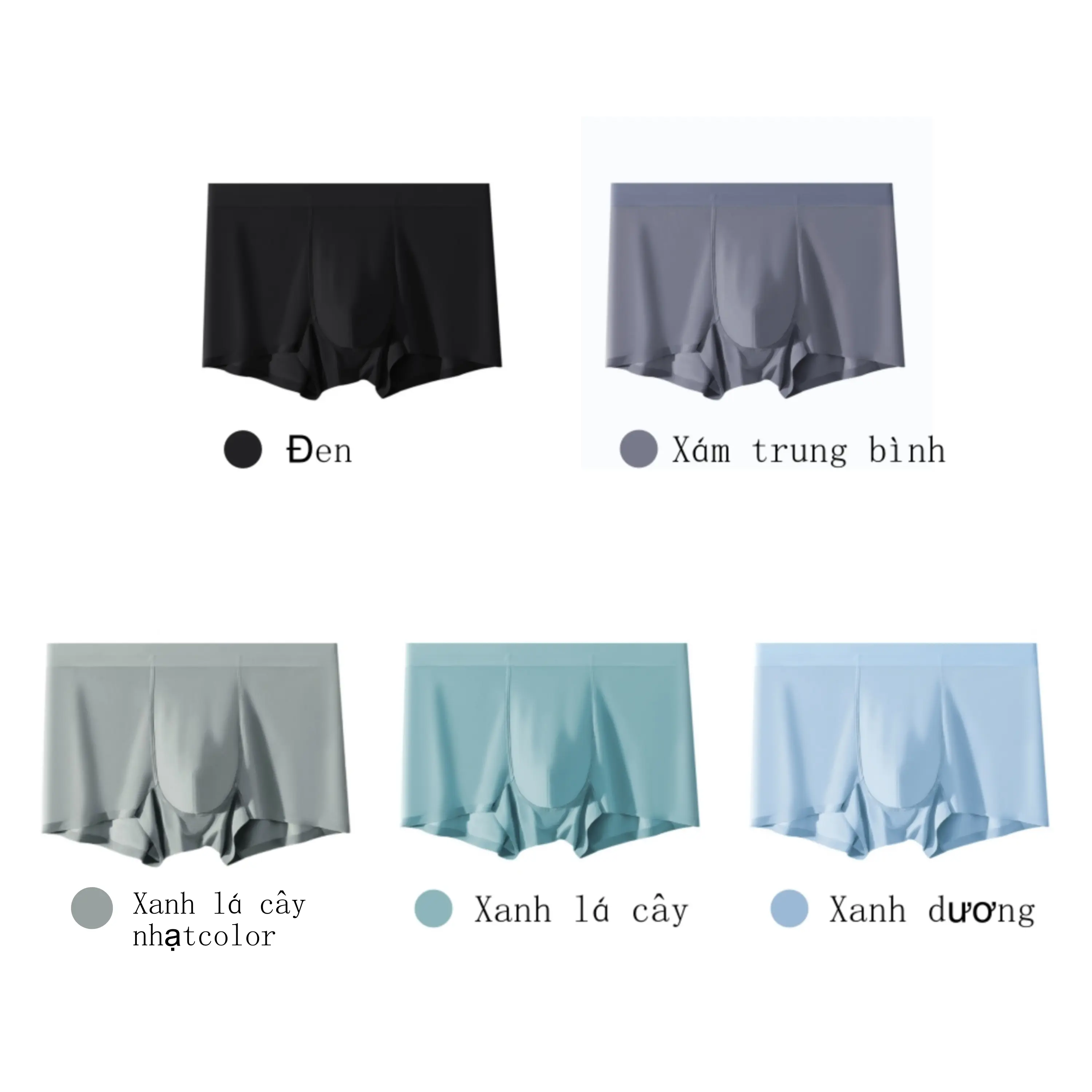 COMBO 4 TẶNG 1 QUẦN LÓT CAO CẤP NAM ( mã QL01 ) Boxer Sịp Quần Boxer Menswear boxers/trunks Thun Lạnh quần  boxer quầnlót