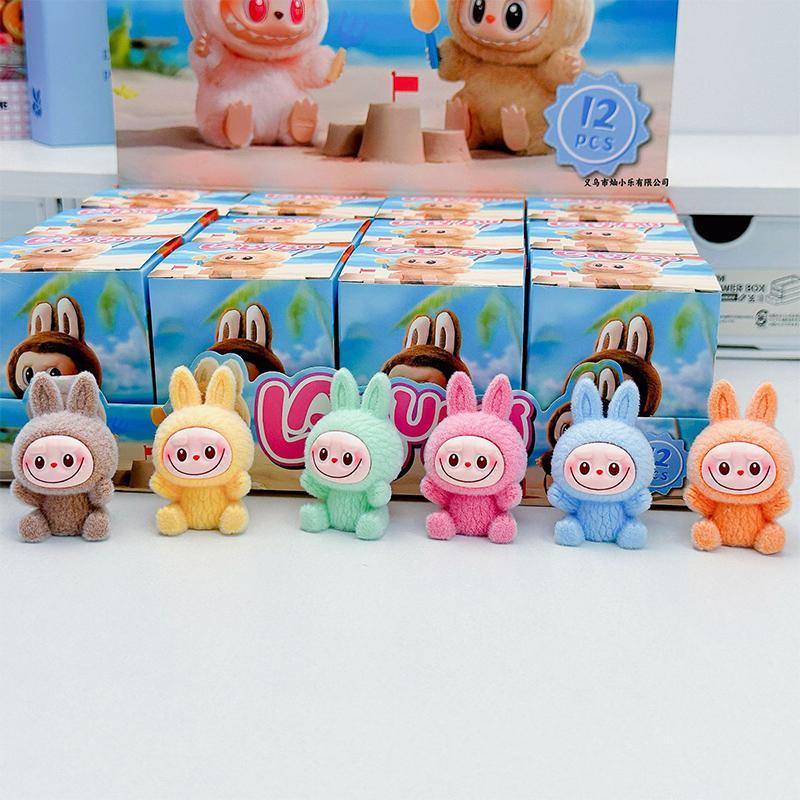 Product Introduction of Cartoon Labubu Plush Toys Doll Blind Box Desktop decorations kids Christmas Gifts 1