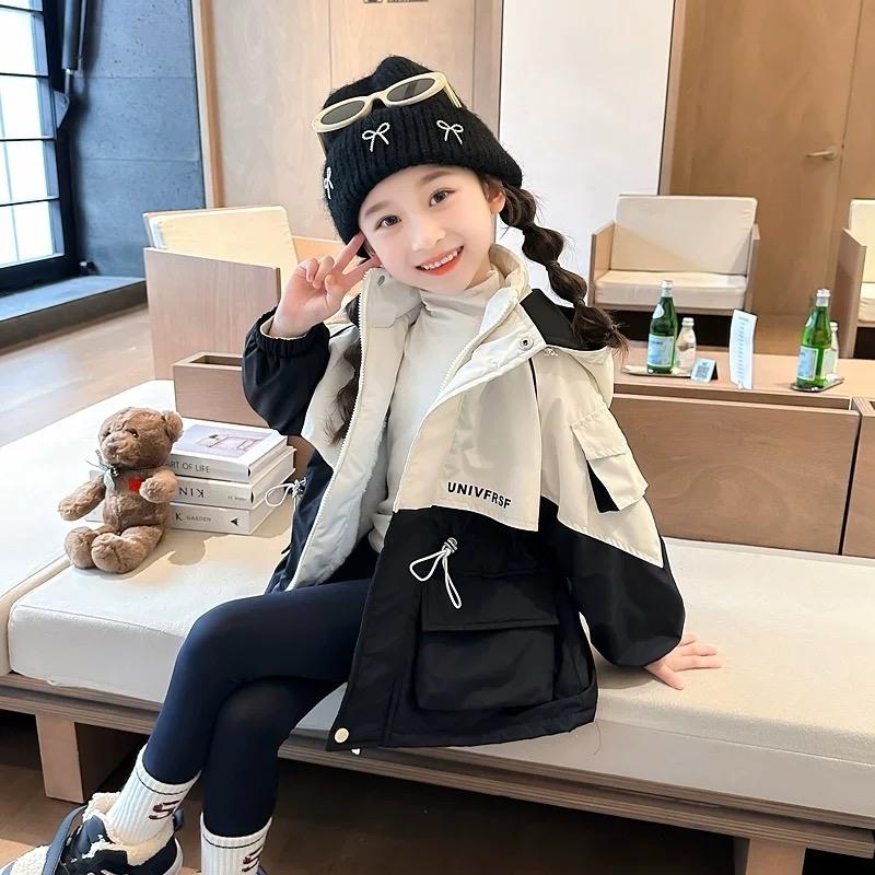 Áo Khoác Parka Cho Bé Trai Bé Gái 10kg - 30kg, Áo Gió Lót Bông Ấm Áp - Shop Thời Trang Trẻ Em KidStore - K64