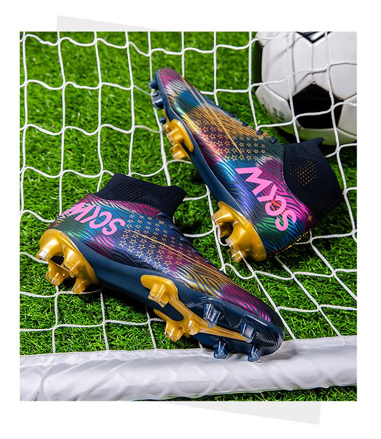 Product Introduction of Fustal！35-45 Ready Unisex Plus Size Training Football Shoes Fashion All-terrain Football Shoes Wide Last Soccer Shoes 24