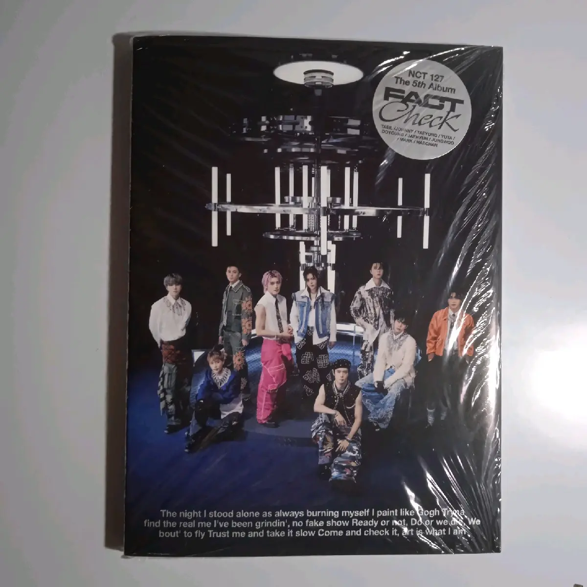 [FREE PC OFFICIAL] PHOTOBOOK FACT CHECK POB SHOWCASE YES24 ALBUM NCT127 SEALED OFFICIAL PACKING BOX