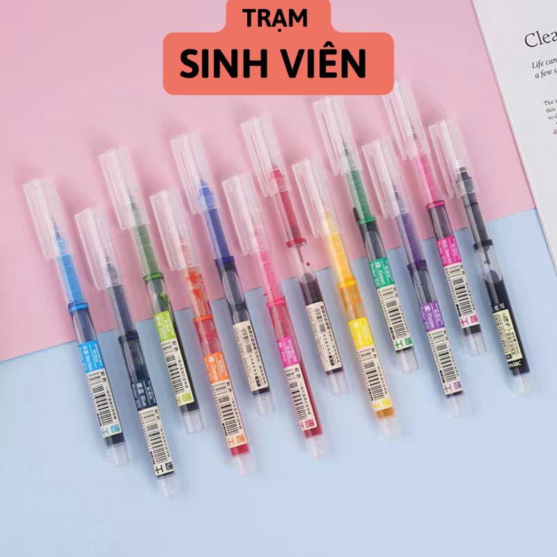Bút Muji Mực Nước Ngòi Kim, Mực Nhanh Khô Ngòi 0.5mm, Viết Hán Tự Thư Pháp - Trạm Sinh Viên. bút màu