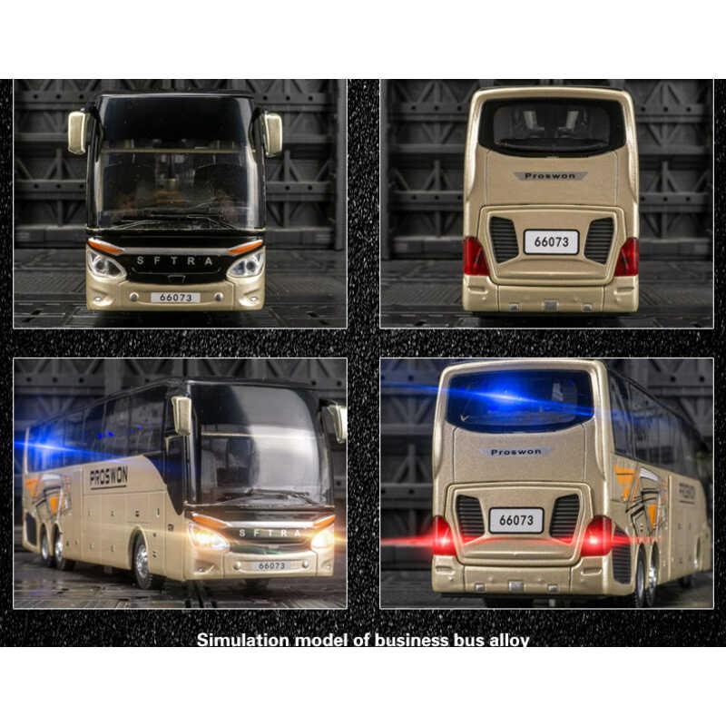 Product Introduction of Model Lapangan Terbang Perniagaan Simulasi, Baosilon, untuk Kanak-kanak, Bas Aloi, dengan Mainan Bunyi dan Cahaya, 68073 6