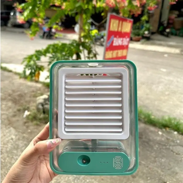 Quạt Phun Sương Cầm Tay - Quạt Điều Hoà - Tiện Lợi Dễ Dàng Mang Đi Usb  Mobile Phụ Kiện 2