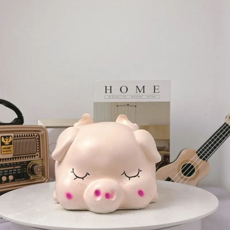 Heo đất tiết kiệm,Lợn đất mẫu Cánh tiên thiên thần NGỦ ống tiết kiệm tiền quà tặng / Ống Heo Đựng Tiền  - Heo Đất VN HĐ11 3