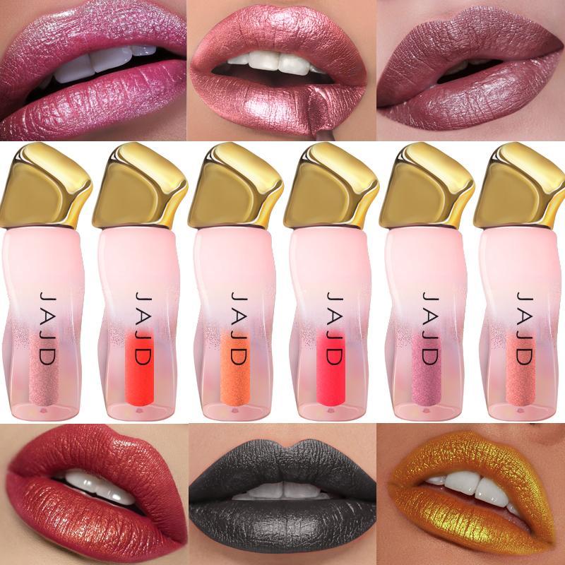 Long-lasting Moisturizing Lip Gloss, 1 Count 14 Colors Lip Glaze, Natural Luster & Sparkling Effect Lipstick, Suitable for Stage Makeup and Festival Gifts, Cosmetic 8