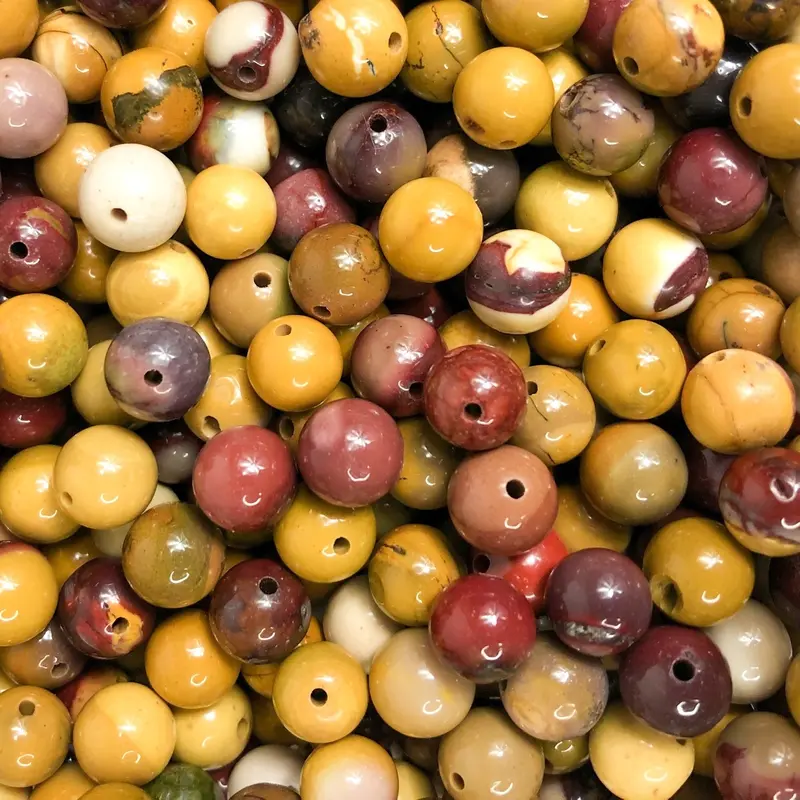 Mookaite Jasper Crystal Beads 0