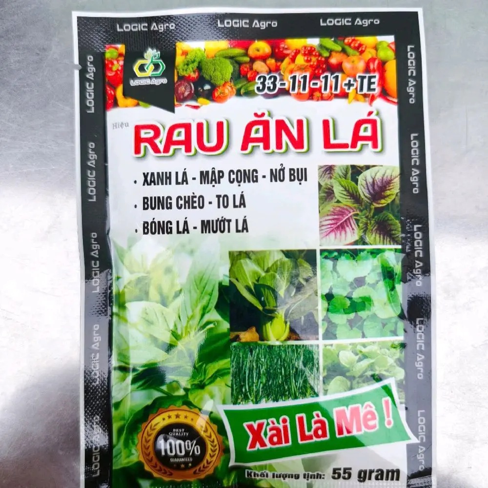 Phân Bón Lá hiệu RAU ĂN LÁ 55GR Chuyên Dùng Cho Rau Màu [Chính Hãng Công Ty]
